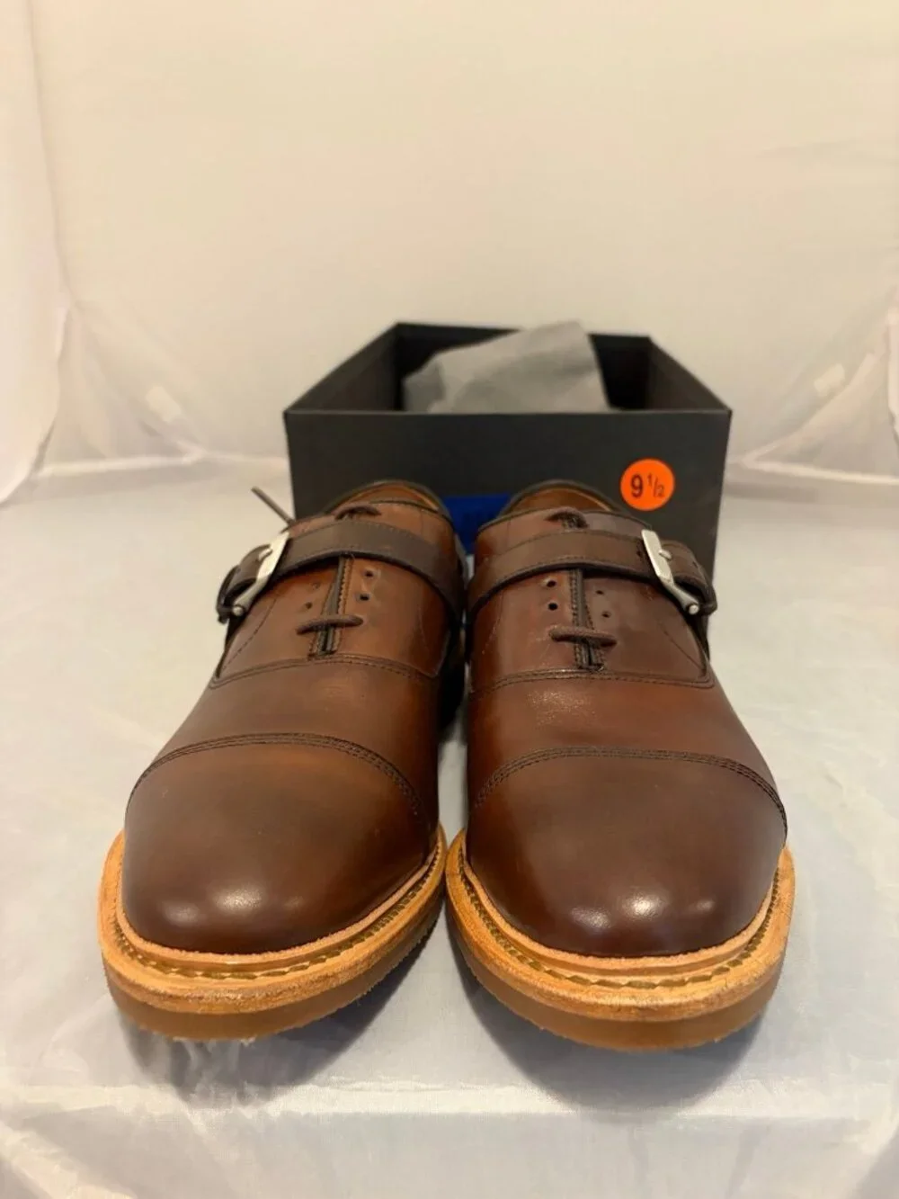 Allen Edmonds Park Avenue Velo Chill brown leather dress shoes men’s size 9.5
